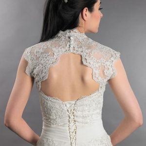 Bridal Lace Bolero Size M